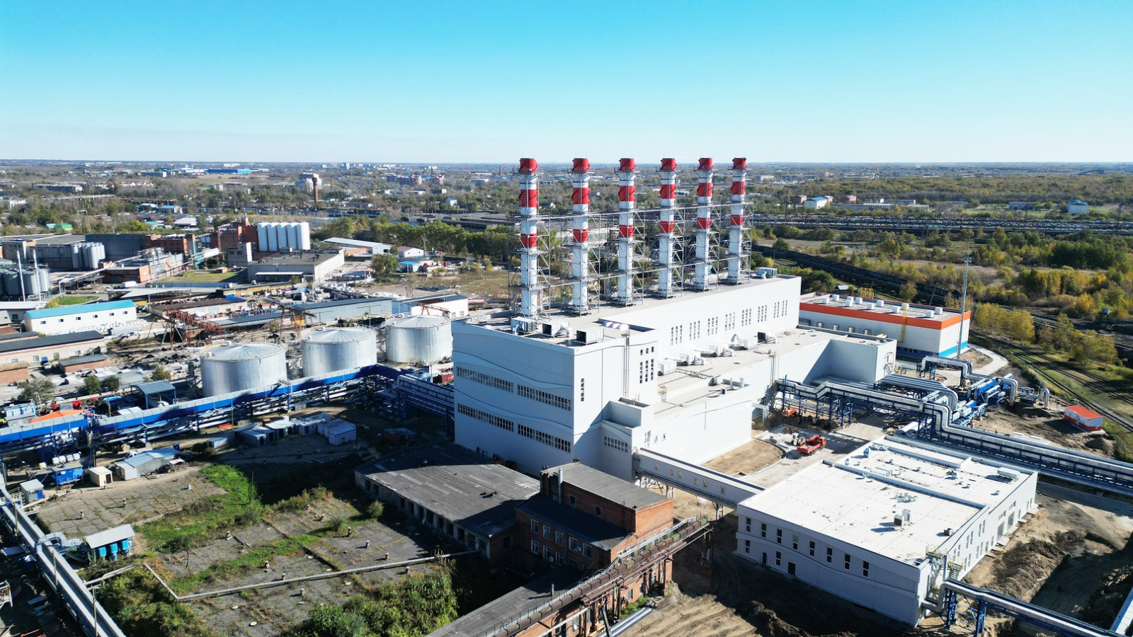 На строящейся хабаровской ТЭЦ-4 успешно испытали водогрейные котлы