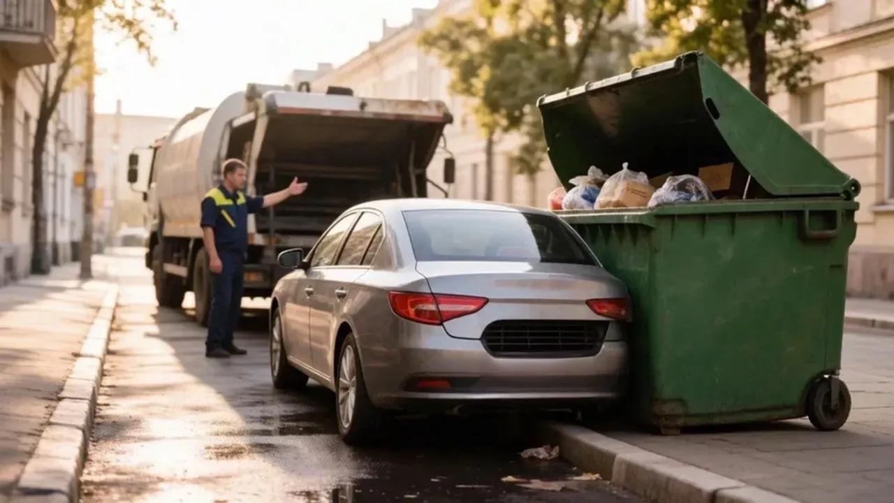 Любителей парковаться около мусорных площадок в Хабаровском крае накажут рублём