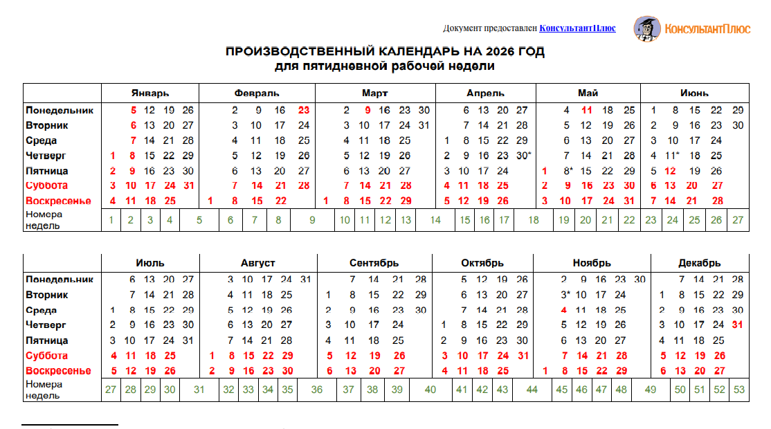 Последняя рабочая неделя года у хабаровчан будет самой короткой