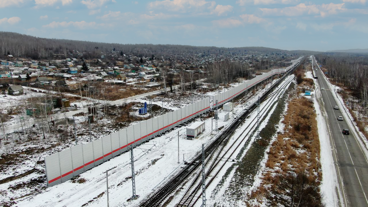 Посёлки вдоль БАМа в Хабаровском крае оградят от магистрали шумозащитой