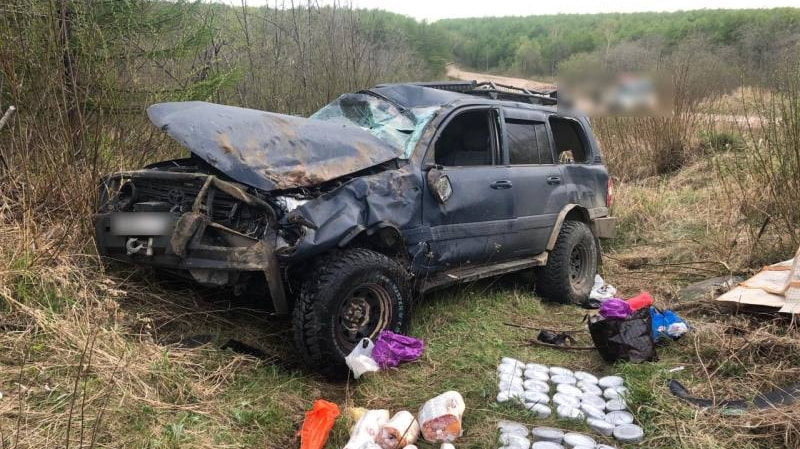 В Хабаровском крае полицейская погоня закончилась ДТП