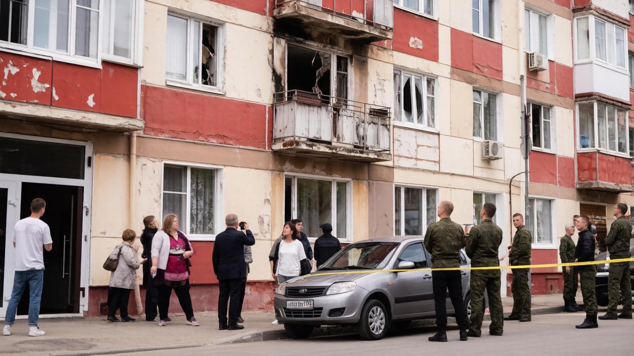 Хлопок газа разбудил жителей пятиэтажки в Хабаровске