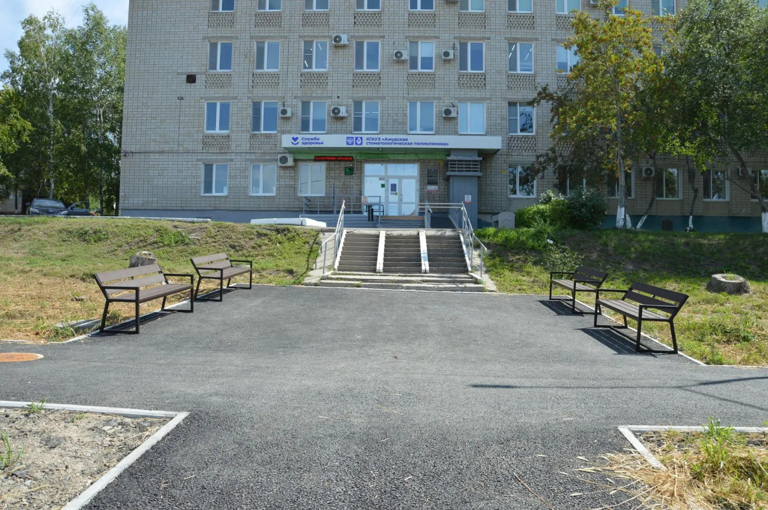 Благоустройство двух пешеходных зон в Амурске выходит на финишную прямую