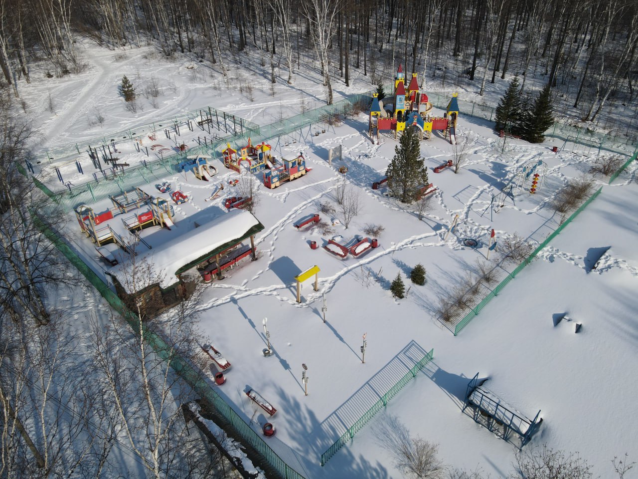 В Советской Гавани детям вернут игровую зону в парке «Зелёный Мыс»
