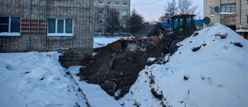 В Охотске продолжают восстанавливать теплоснабжение посёлка