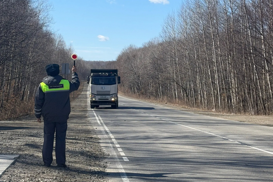 На дорогах Хабаровского края начали ловить нарушителей весового режима