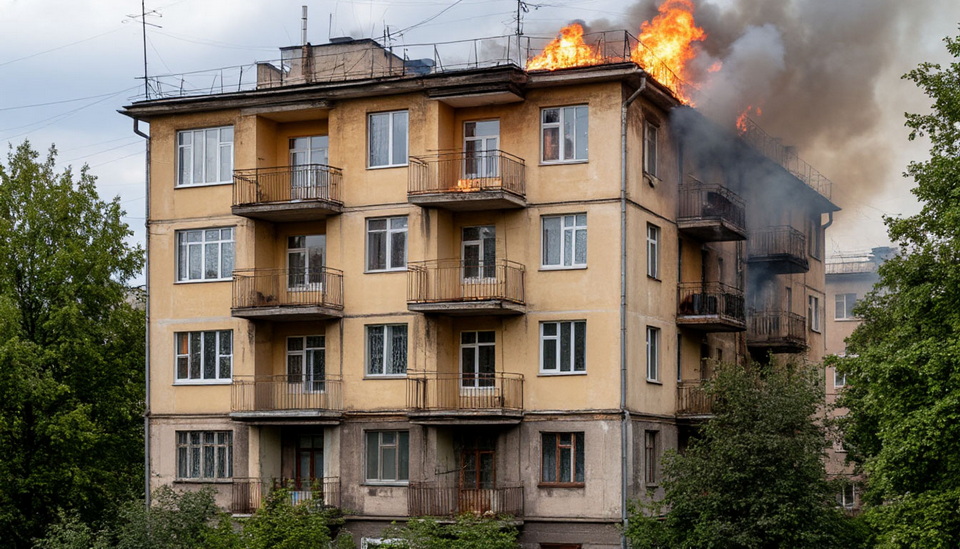 Житель Комсомольска-на-Амуре погиб во время пожара в квартире