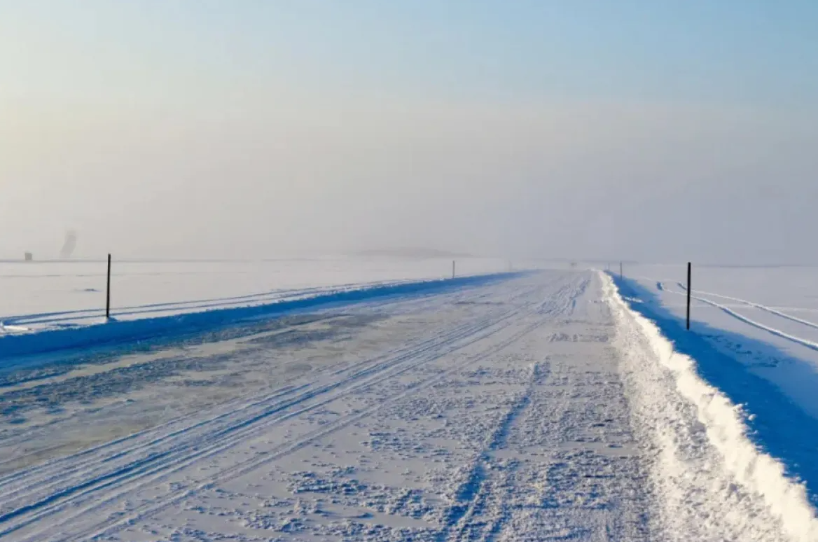 Автозимник через Амур «Амурск – Вознесенское» закрыт из-за талой воды