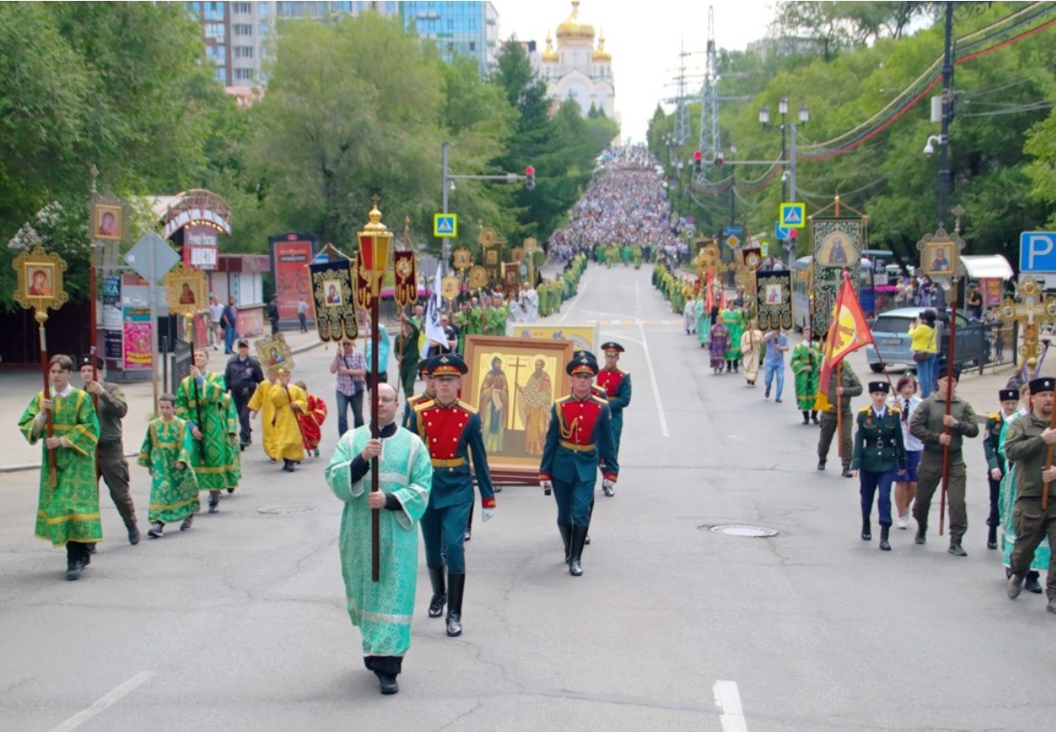 Общегородской Крестный ход прошёл в Хабаровске