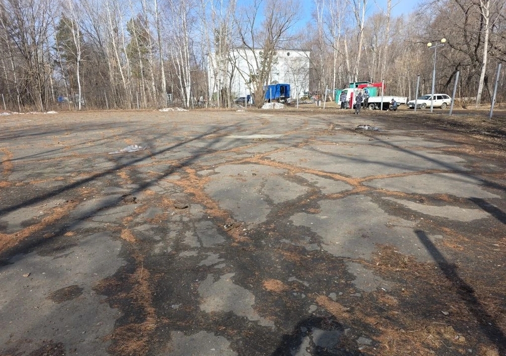 В Комсомольске-на-Амуре восстанавливают кордодром в парке имени Гагарина