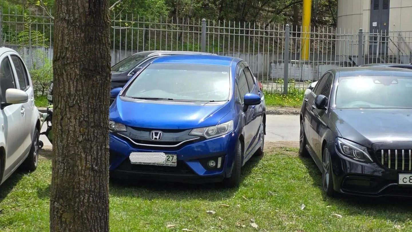 Парковщиков на газонах в Хабаровске «ловит» умный автономный комплекс