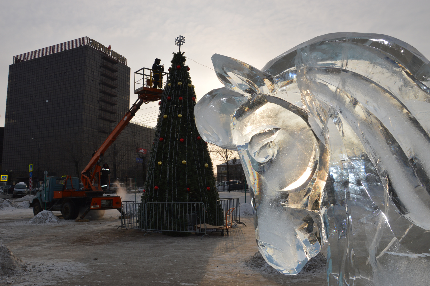 В Хабаровске зимой откроются 12 районных новогодних городков