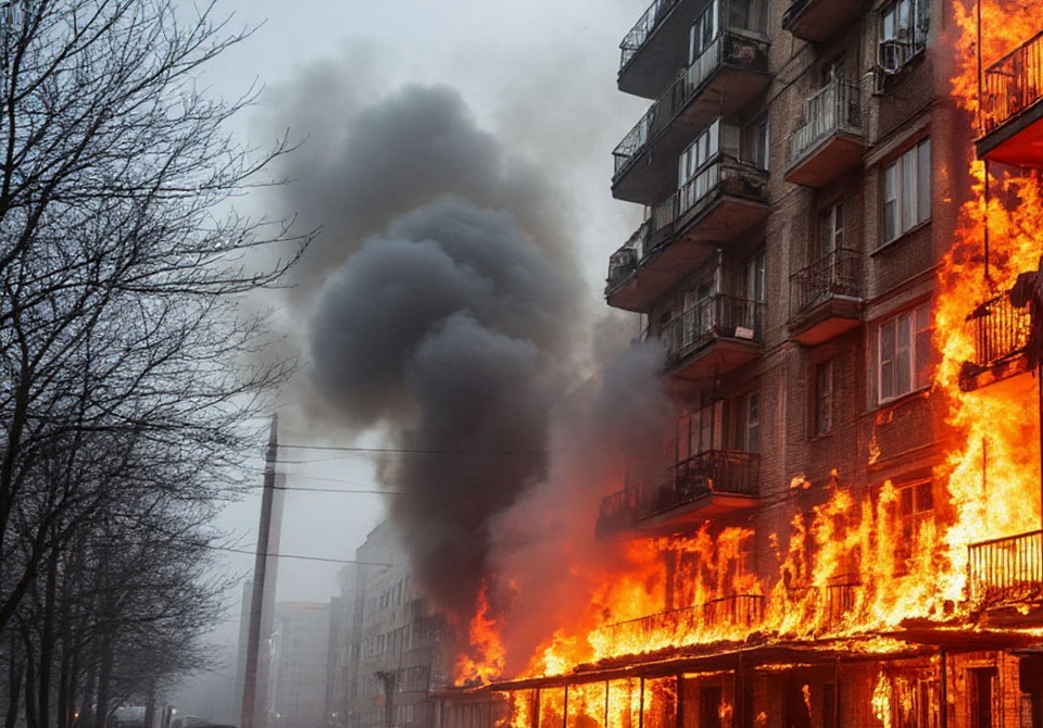 В Хабаровске в пожаре в многоэтажке на Ленина погиб 88-летний мужчина