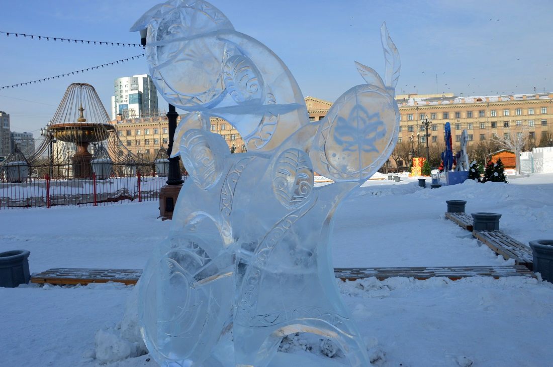 Команда из Хабаровска победила в конкурсе скульпторов «Ледышка – Ха!»