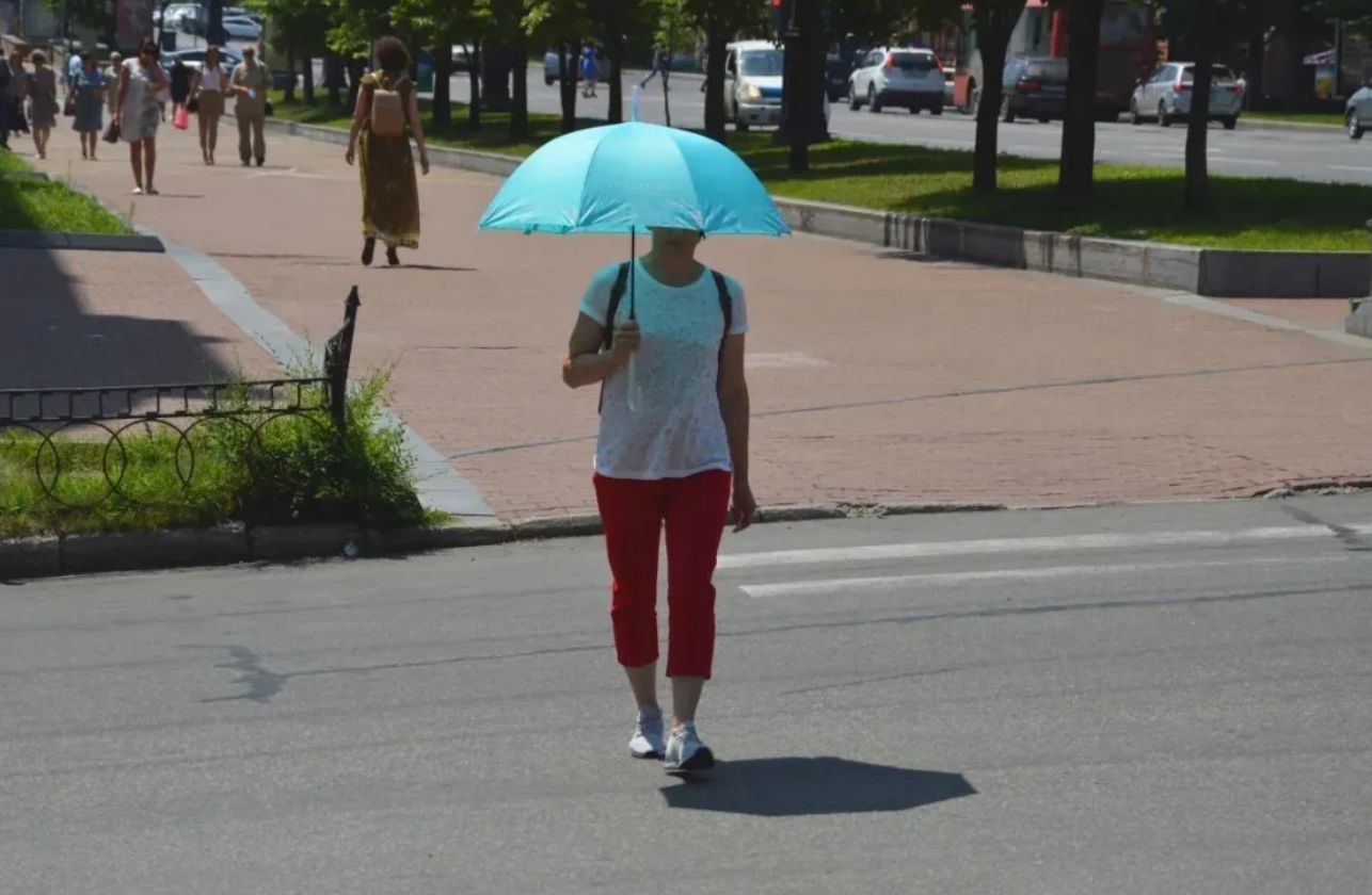 Жара из Хабаровска уходить не собирается