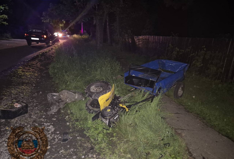 В ДТП с мотоблоком в Хабаровском крае пострадал 9-летний ребенок