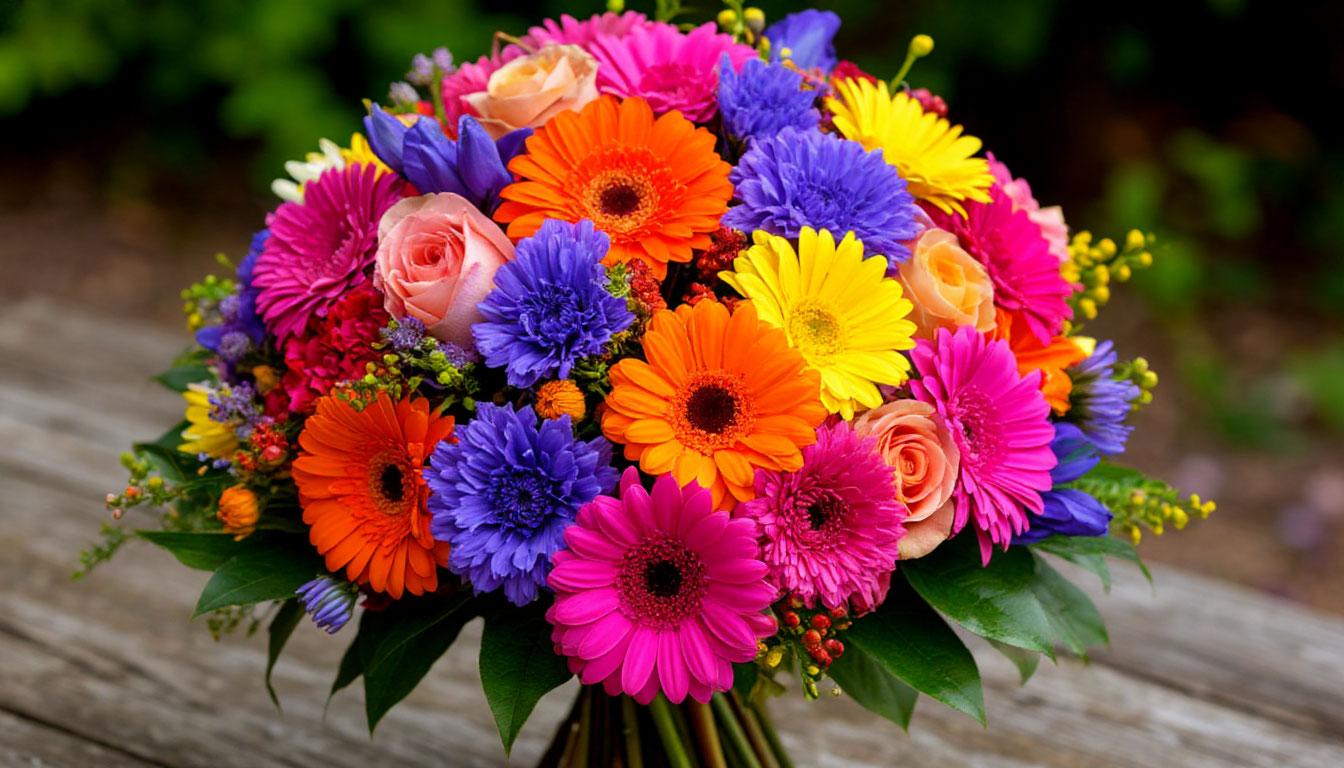 Праздники сегодня: День разноцветных букетов