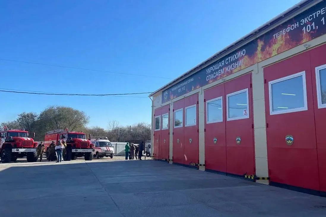 Новую пожарную часть открыли в селе Краснореченское Хабаровского края