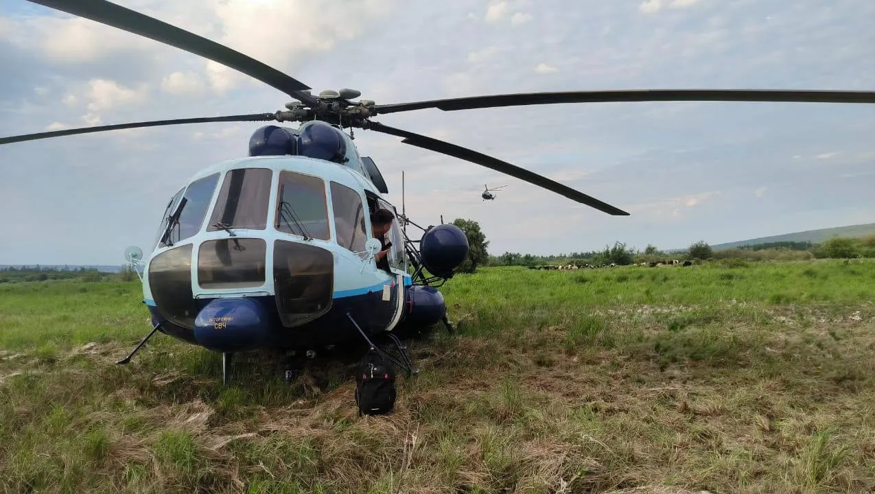 Погода позволила возобновить поиски пропавшего в Хабаровском крае Ми-8