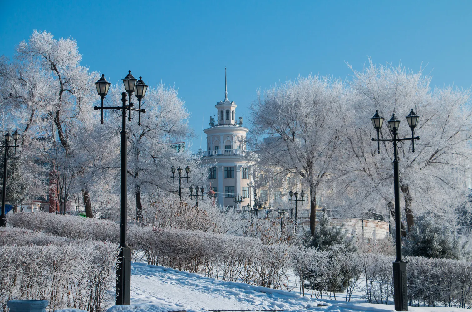 В Хабаровске 8 февраля резко потеплеет и пройдёт снег 