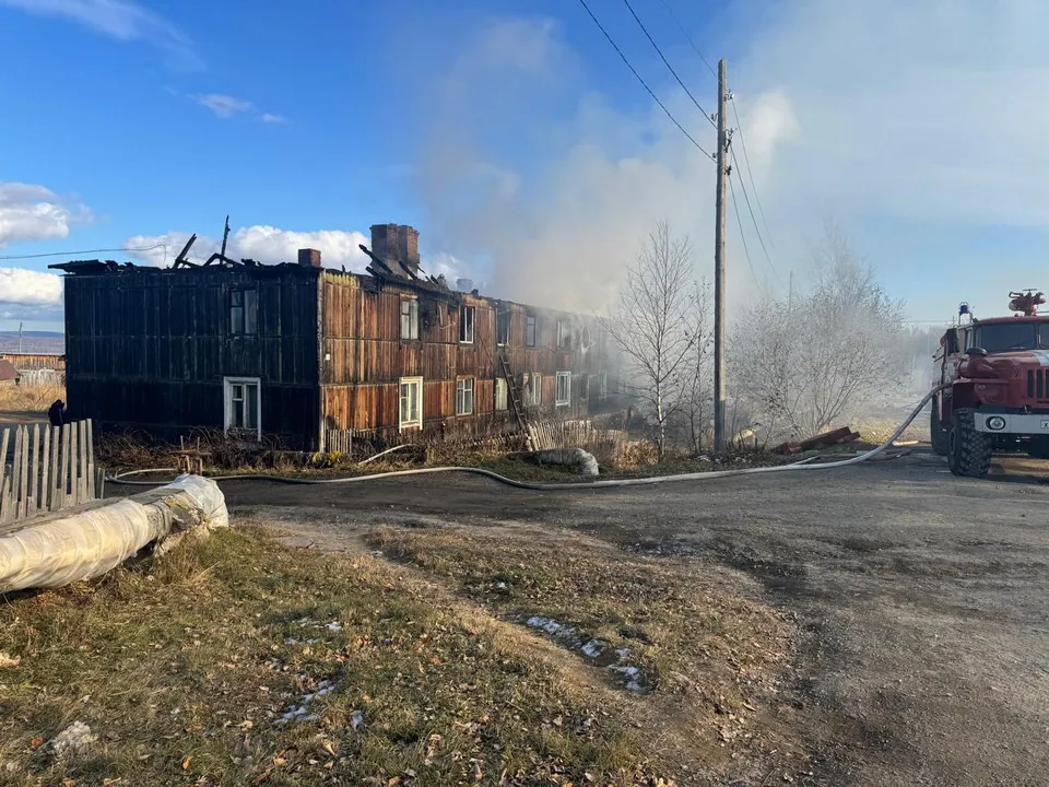Два человека погибли во время пожара в Хабаровском крае