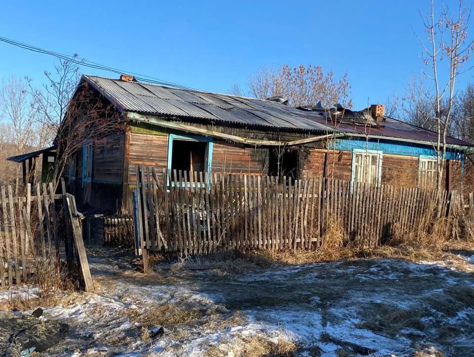 В Нанайском районе в пожаре погиб хозяин дома