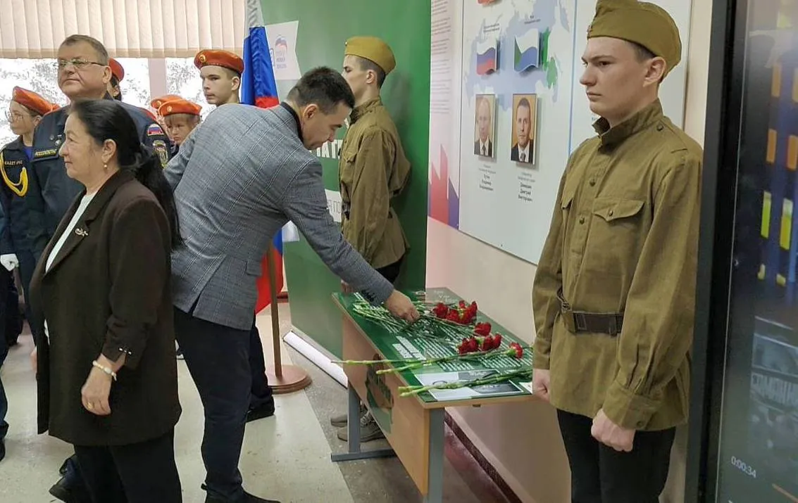 Память участника Советско-японской войны увековечили в селе Галкино