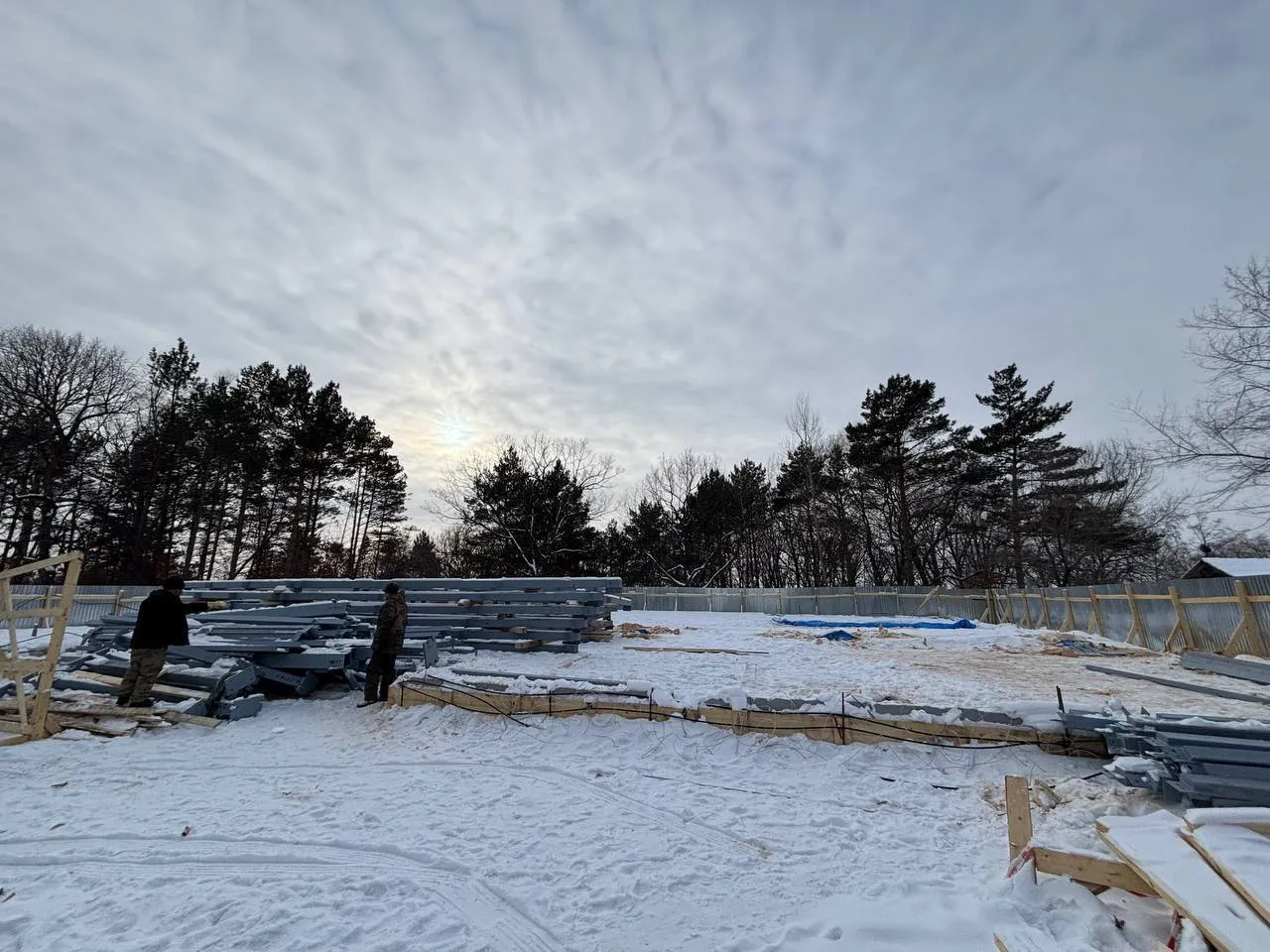 В Князе-Волконском Хабаровского района начата стройка спорткомплекса