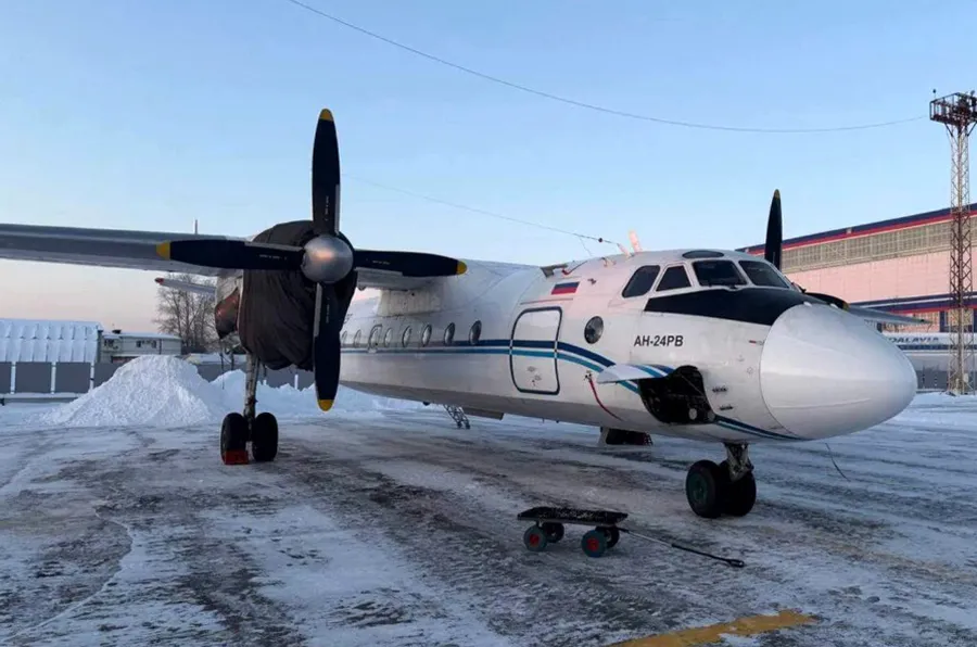 Самолёт Ан-24РВ пополнил флот «Хабаровских авиалиний»