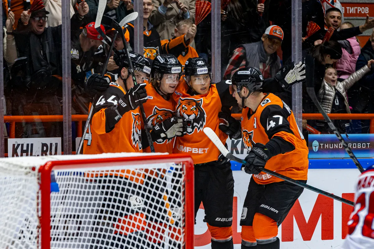 Хабаровский ХК «Амур» не оставил шансов московскому ЦСКА