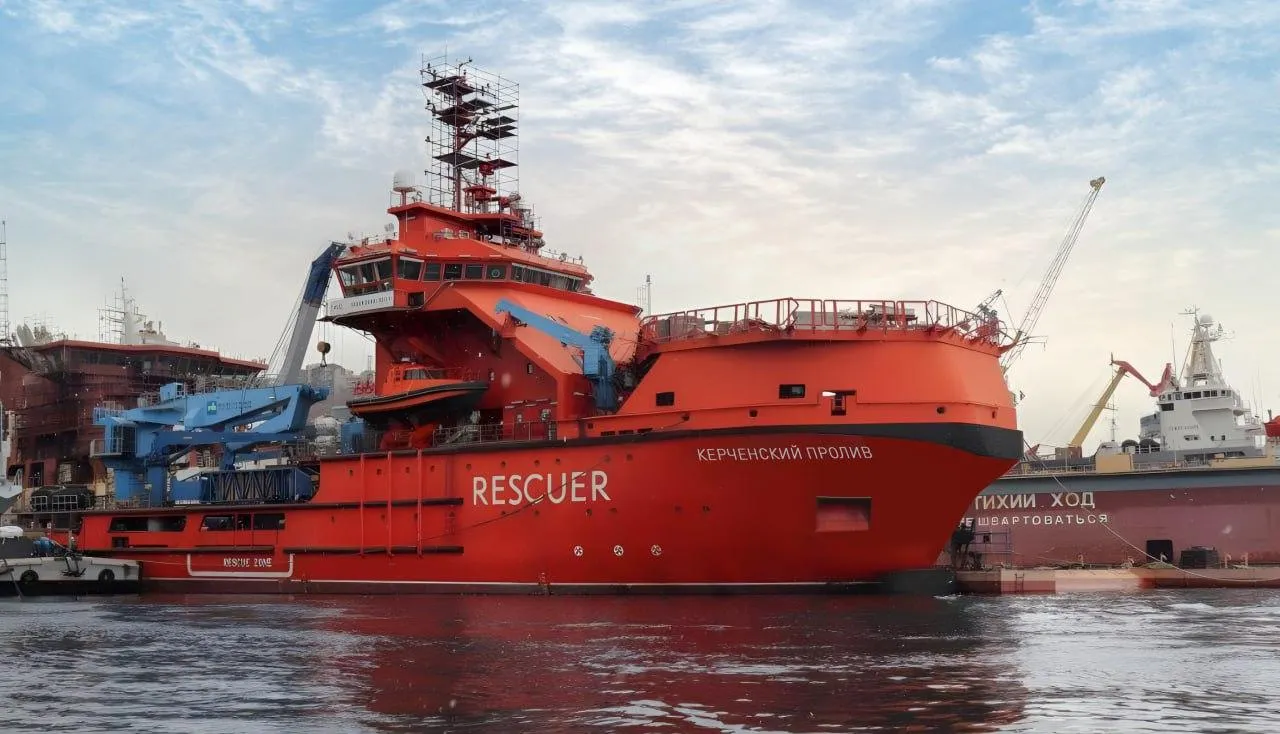 На АСЗ начались швартовные испытания судна-спасателя «Керченского пролива»