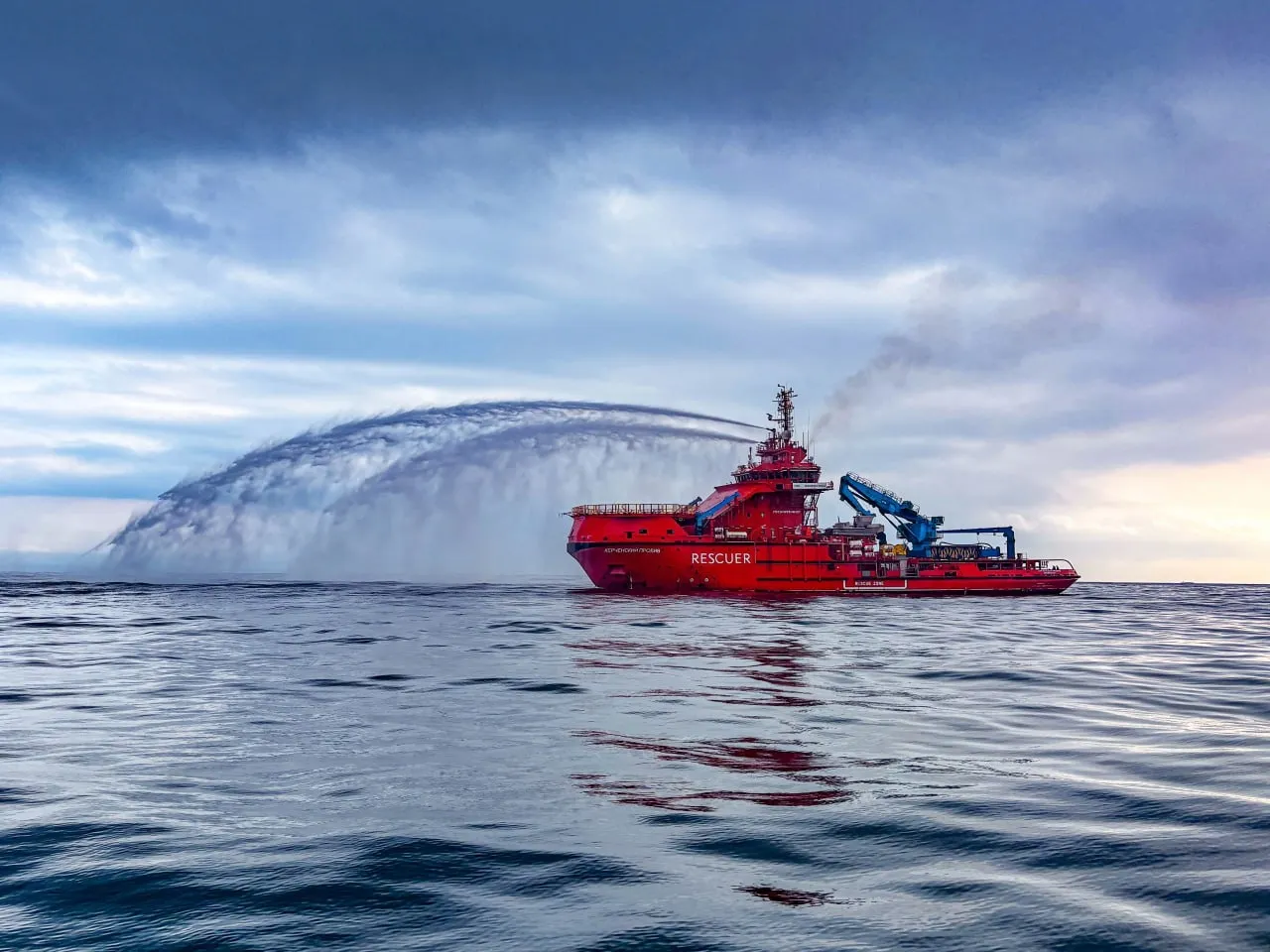 АСЗ вывел новое судно-спасатель «Керченский пролив» на ходовые испытания 