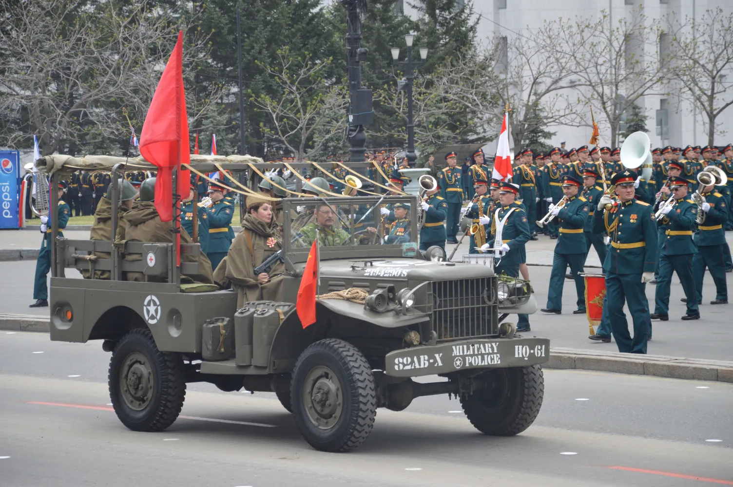 В Хабаровске начинаются репетиции парада с привлечением военной техники