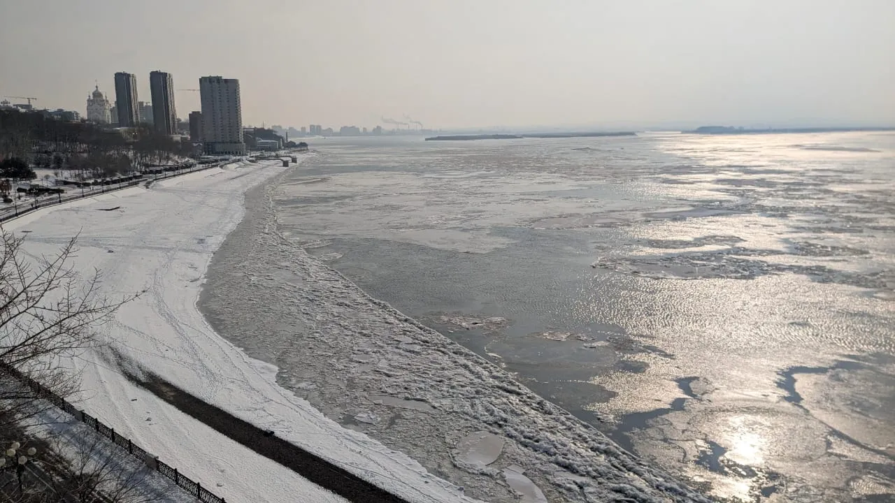 Ледоход на Амуре около Хабаровска начался на 4 дня позже обычного
