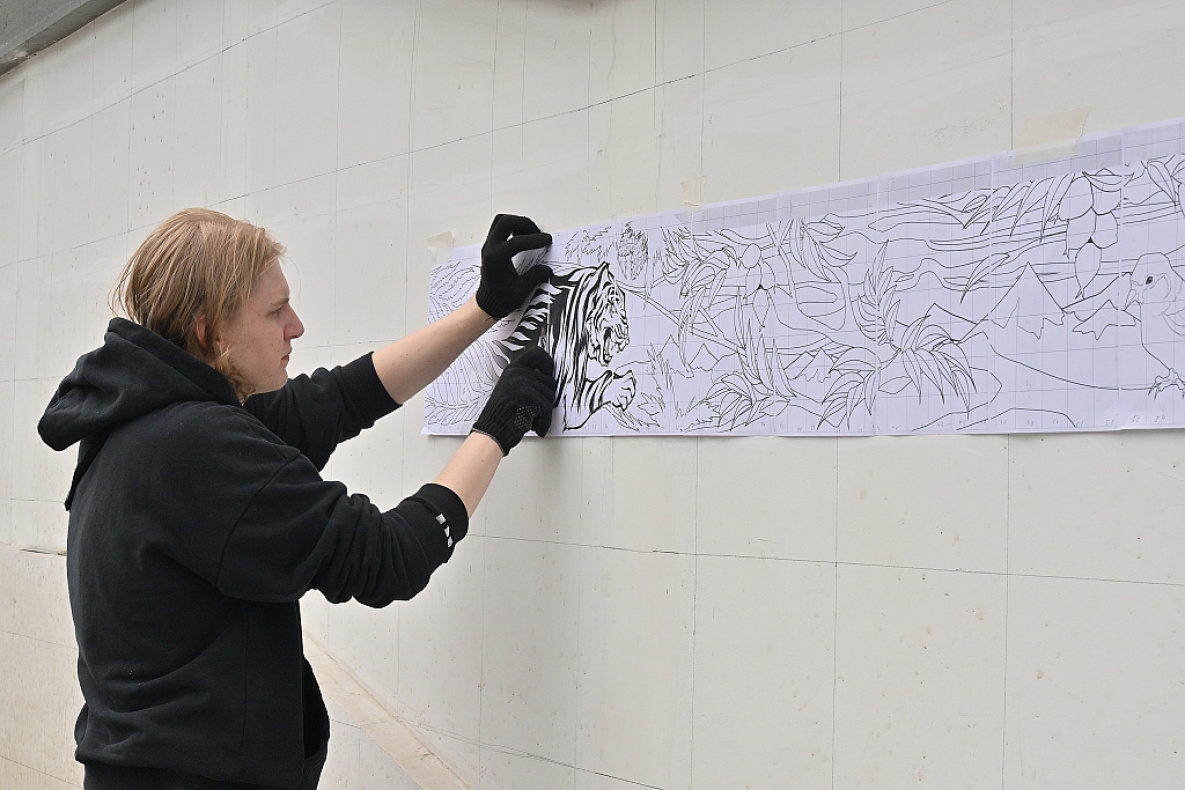 Новый мурал в Хабаровске посвятят природе Дальнего Востока