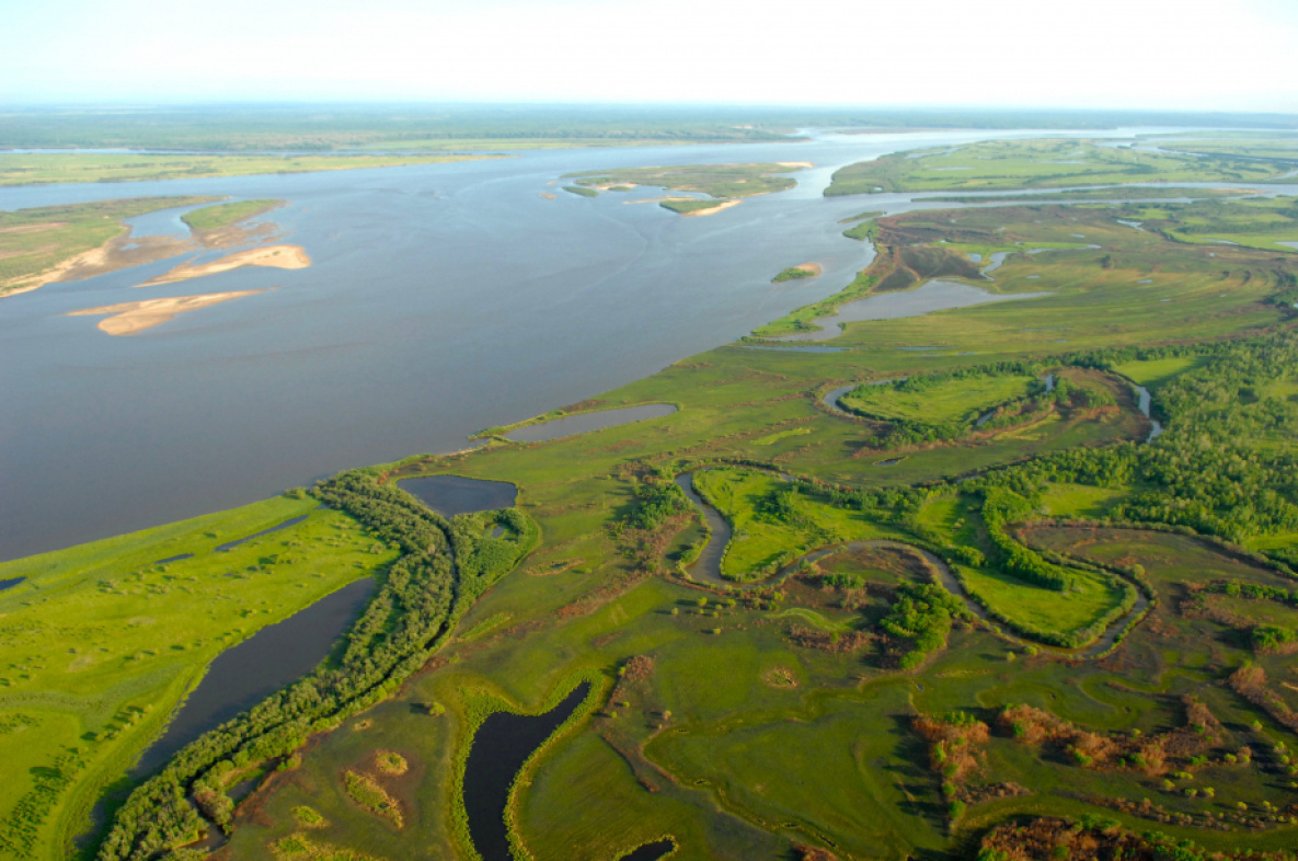 Уровень воды снизился в реке Мая на севере Хабаровского края