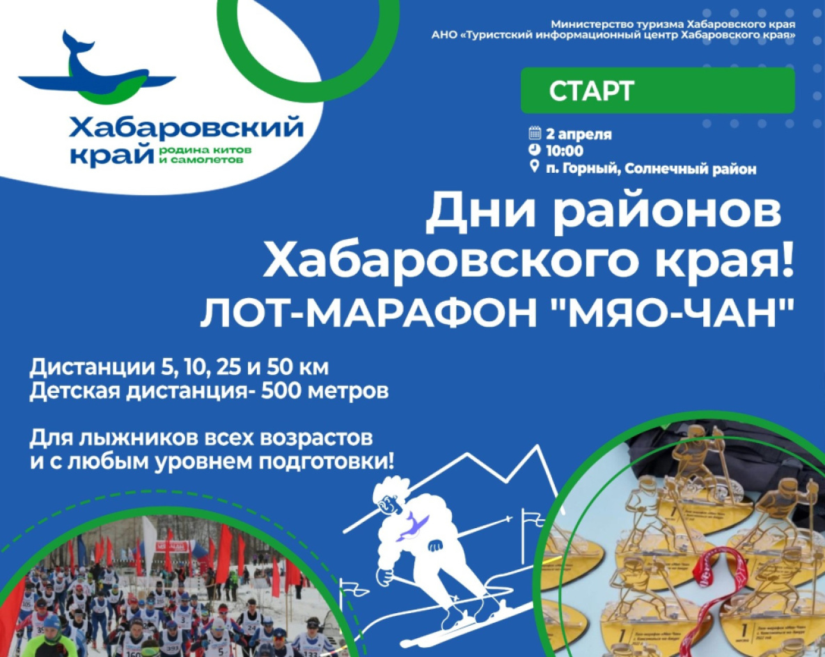 Лыжный марафон «Мяо-Чан» в Хабаровском крае пробегут уже в 34 раз