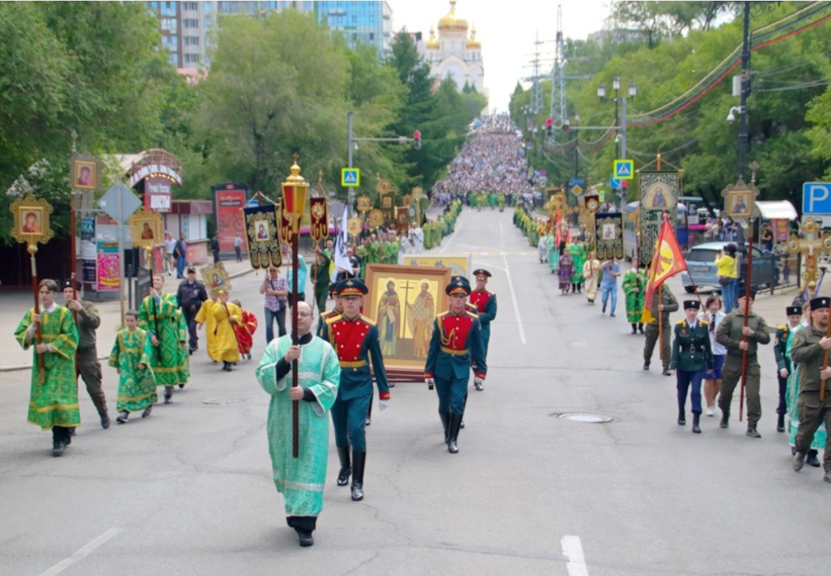 Общегородской Крестный ход прошёл в Хабаровске