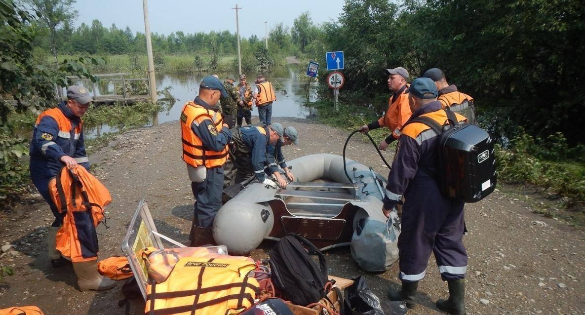 В утонувшем районе Хабаровского края введён региональный режим ЧС 