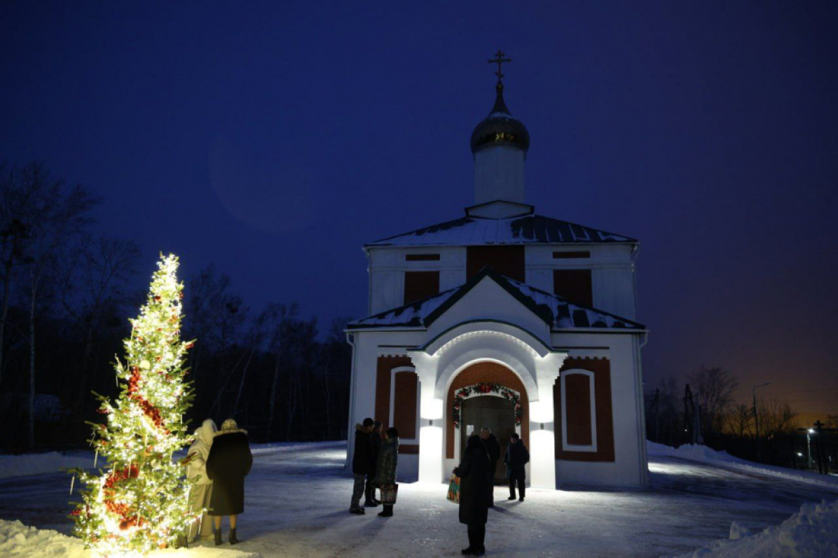 В селе Бычиха Хабаровского края открыли новый храм