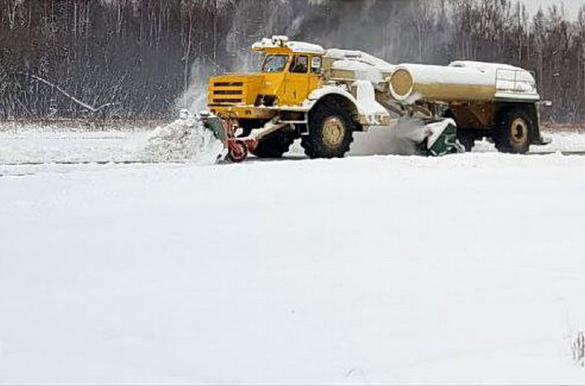 Четыре аэропорта закрыты из-за снега в Хабаровском крае