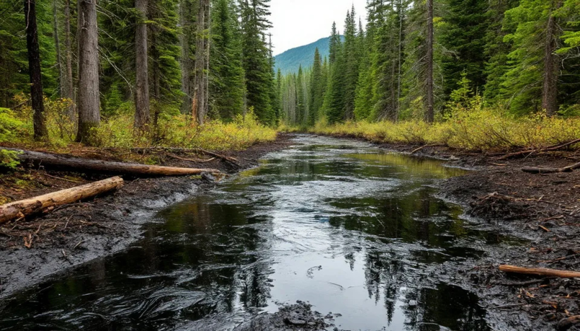 Лес у детского лагеря в Хабаровском крае очистят от нефтепродуктов 