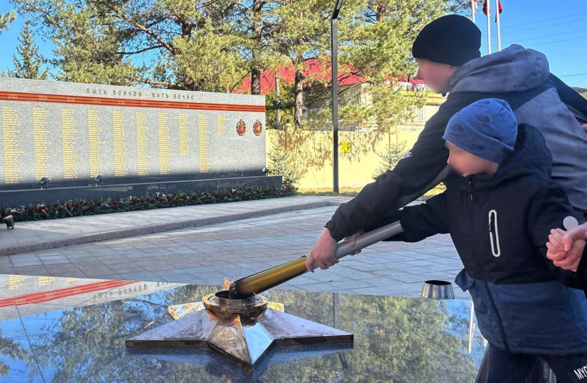 Вечный огонь в память об участниках СВО зажгли в Хабаровском крае