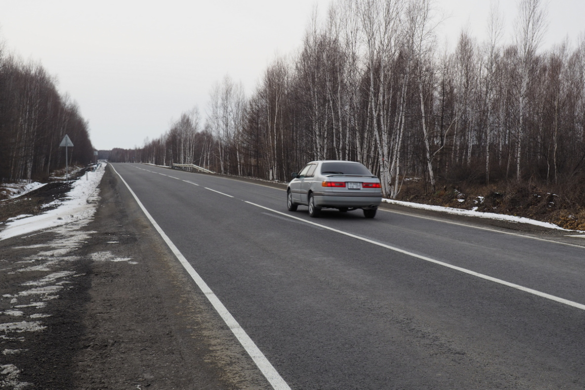 Дорожники выполнили план по ремонту трассы Хабаровск - Комсомольск на 2023  год