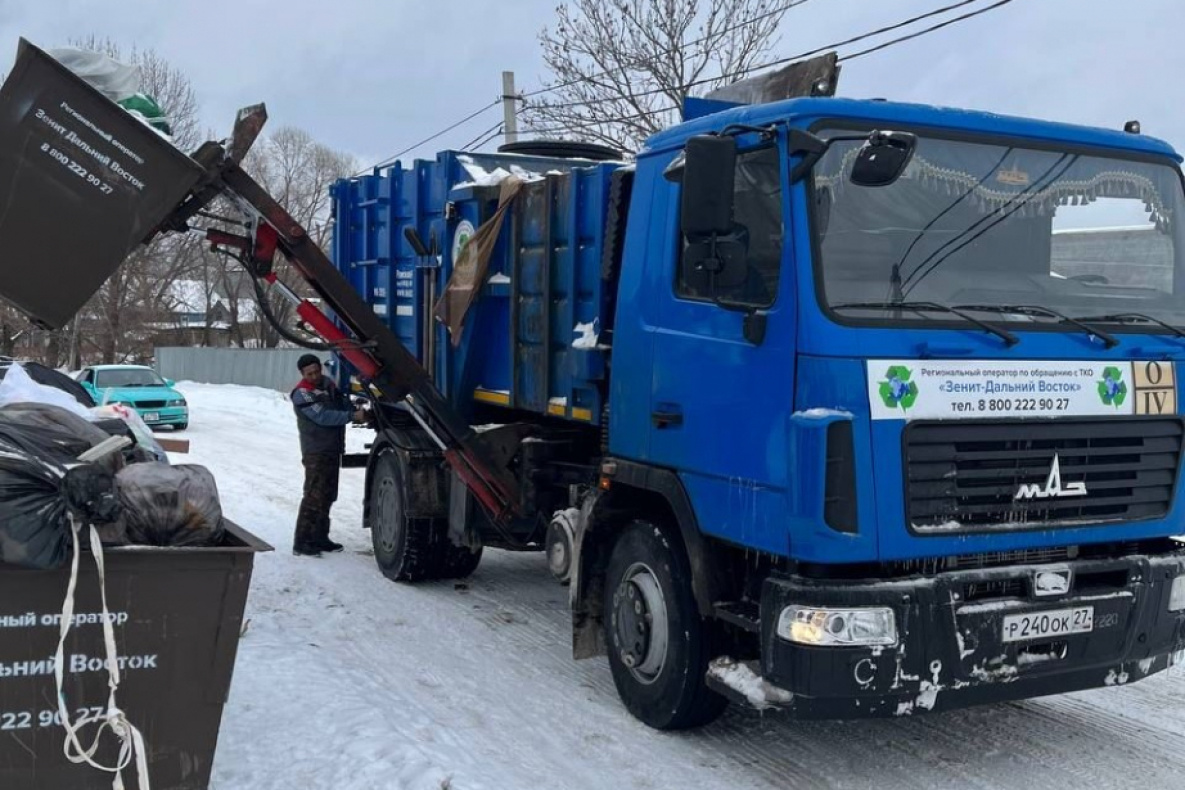 Компании по вывозу мусора в Хабаровском крае перешли на усиленный режим  работы