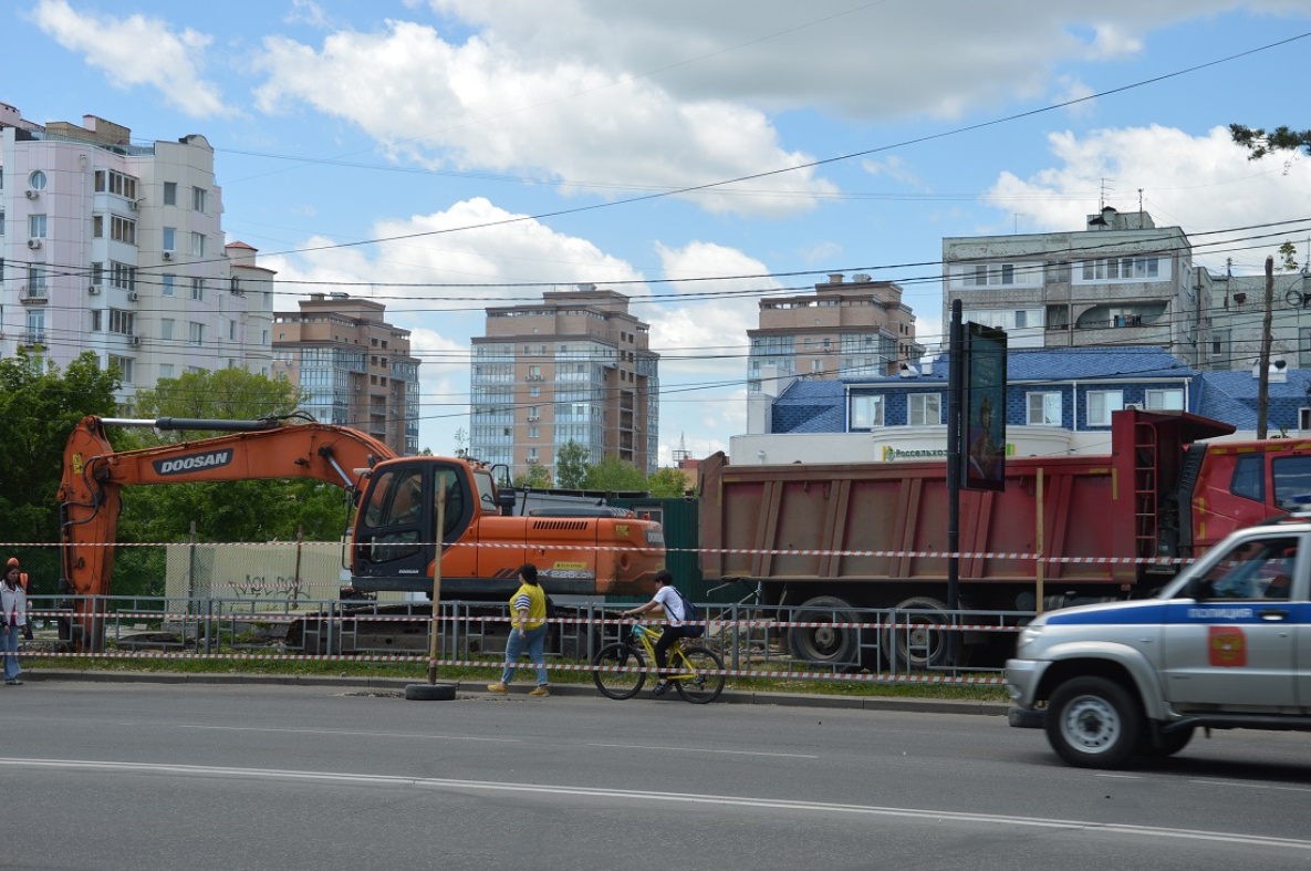 В Хабаровске начался масштабный ремонт на улице Ленина