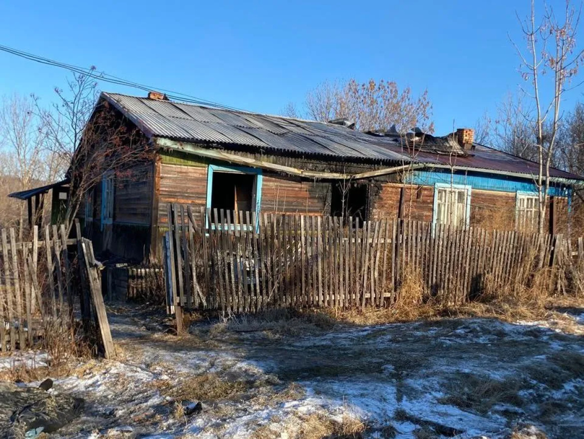 В Нанайском районе в пожаре погиб хозяин дома