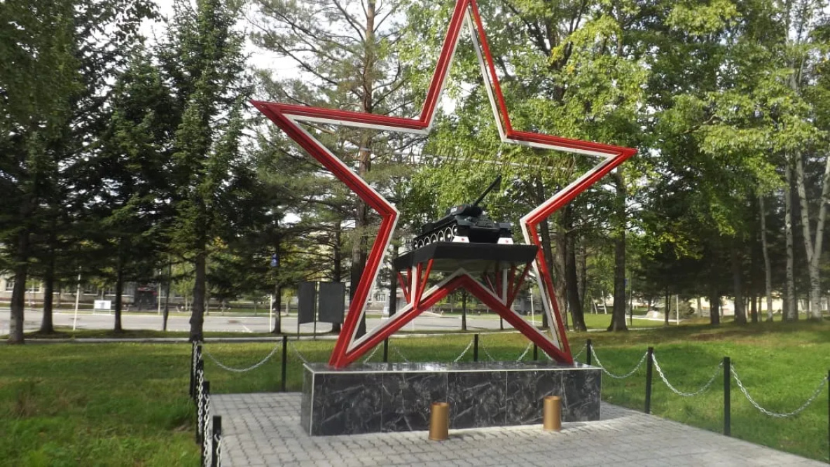 Памятник девушкам-танкисткам открыли в Хабаровском крае
