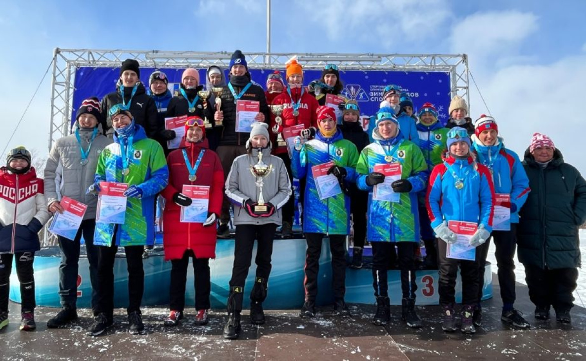 Лыжники Хабаровского края завоевали первое место в Первенстве ДФО
