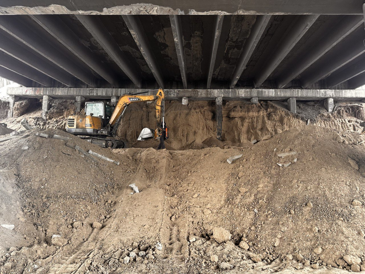 В Хабаровске начат ремонт крупной развязки на проспекте 60-летия Октября